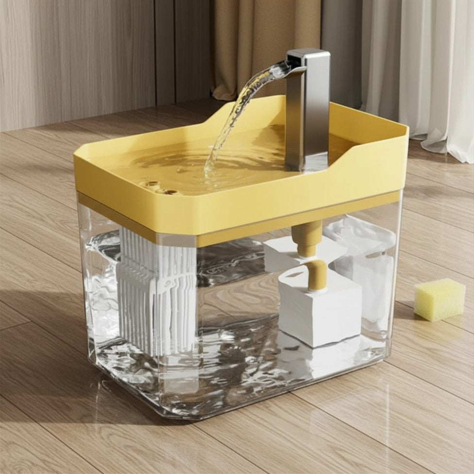 Fontaine filtrante automatique pour chat et chien — 1,5L eau fraîche en continu